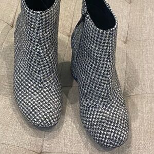 Houndstooth and Bling Booties